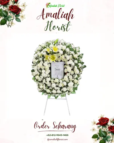 Krans Bunga Duka Cita di Sokanandi